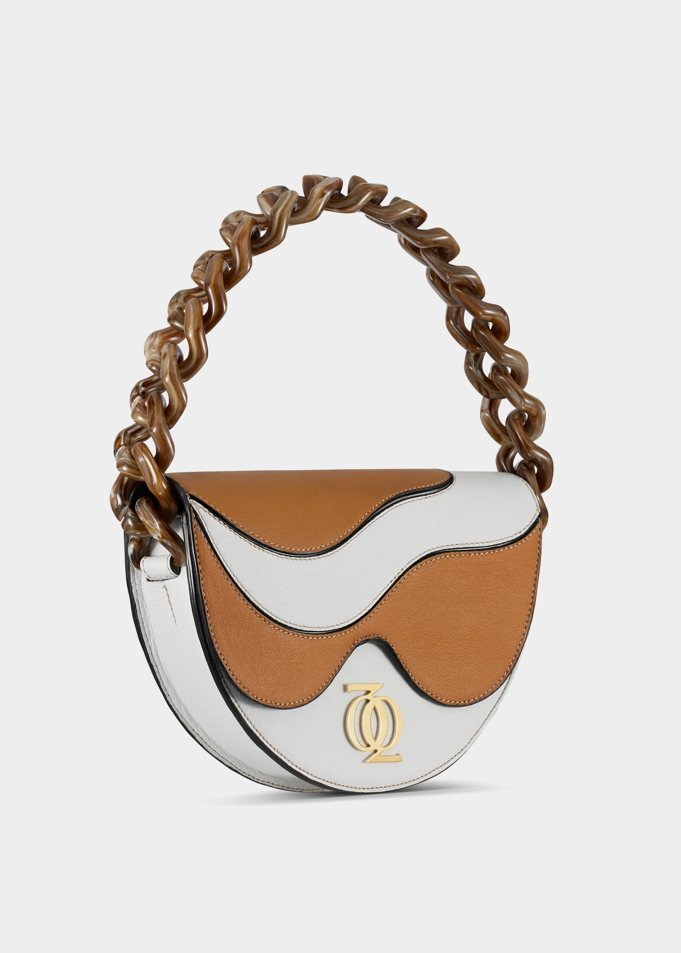 Bonny Bag White & Cognac