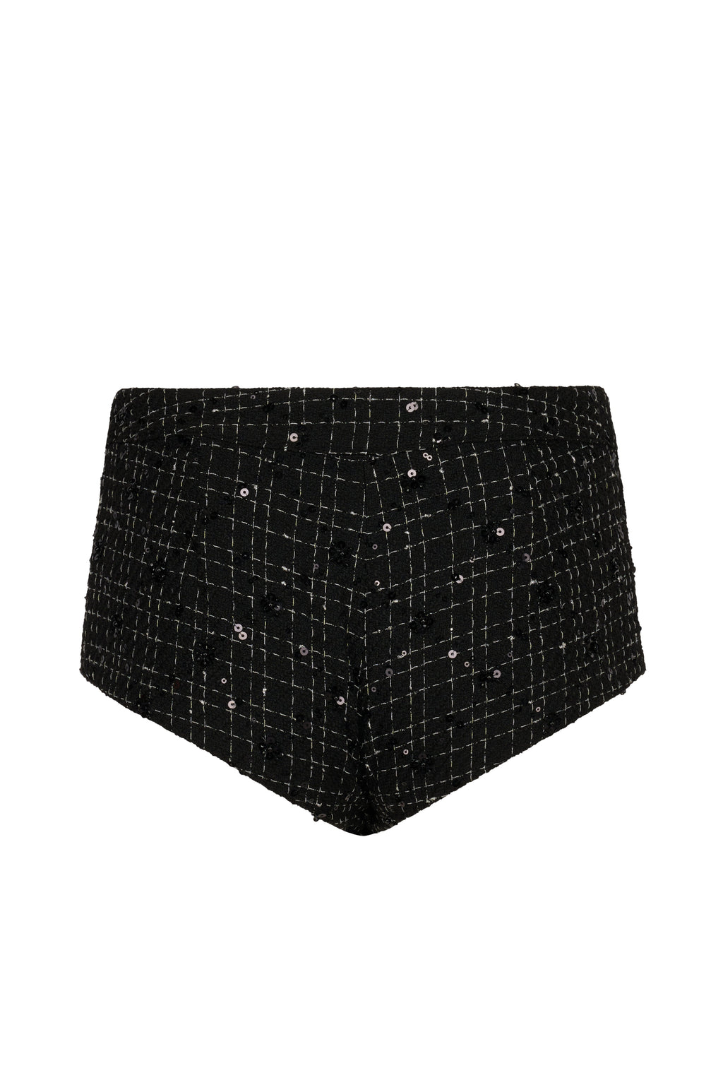 ASAP Tweed Shorts Black