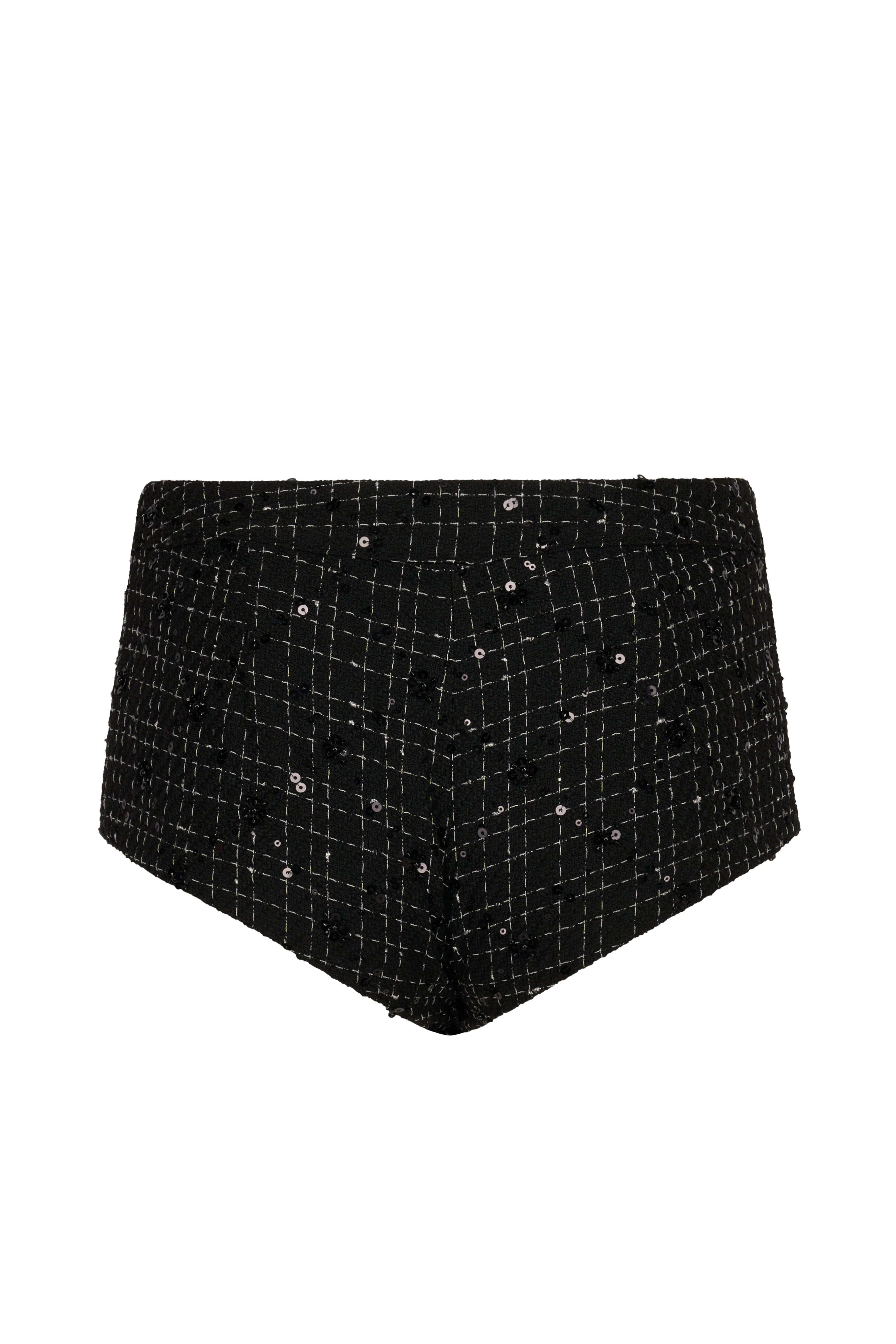 ASAP Tweed Shorts Black