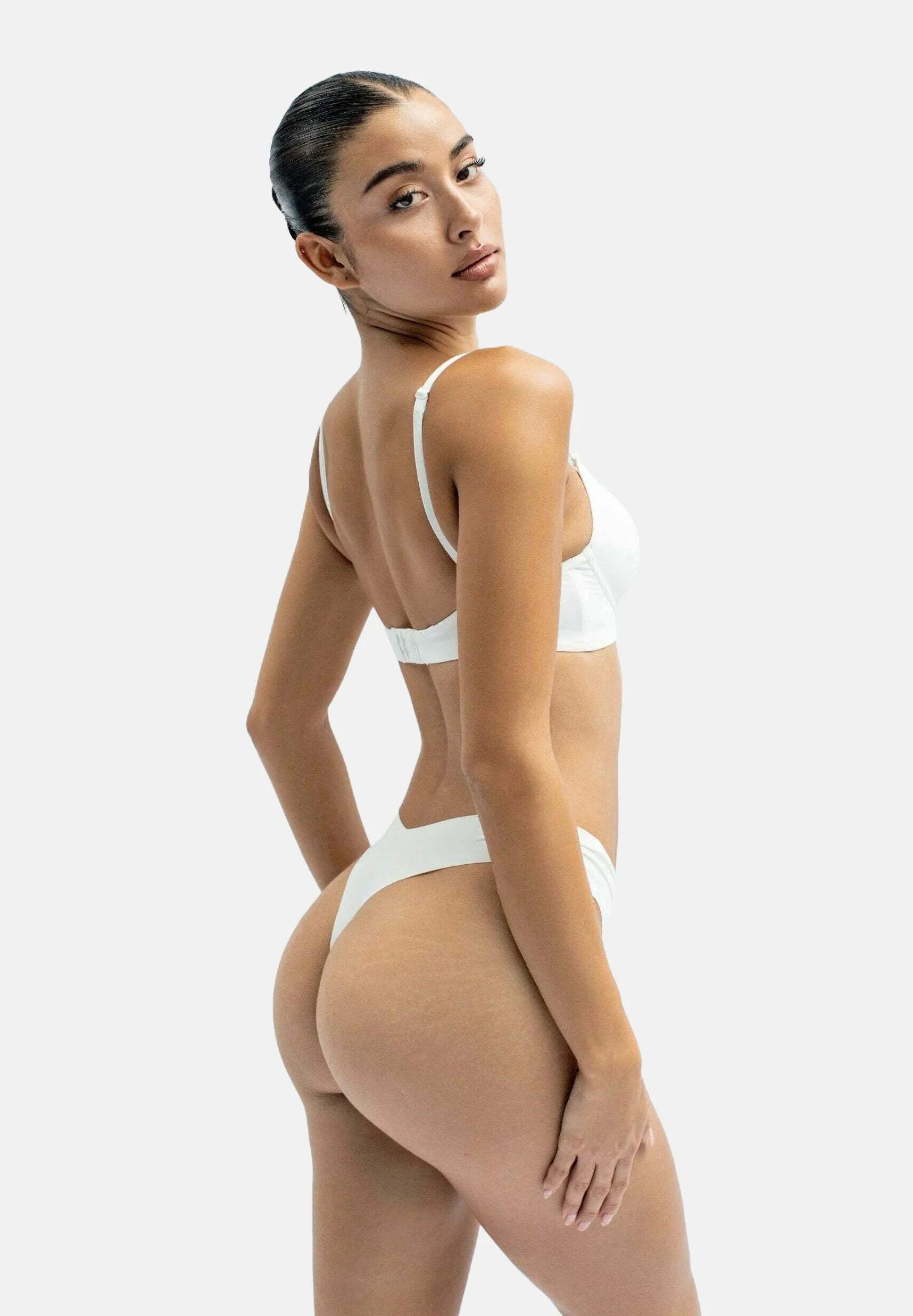 Second Skin Brazilian Panty White