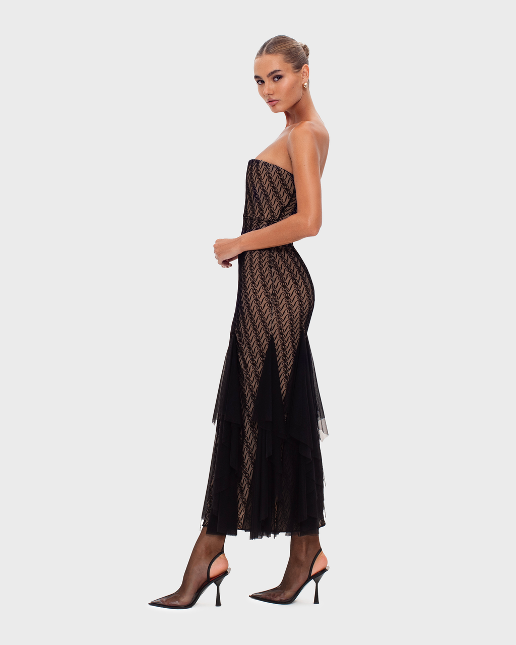 Alizee Strapless Dress Black