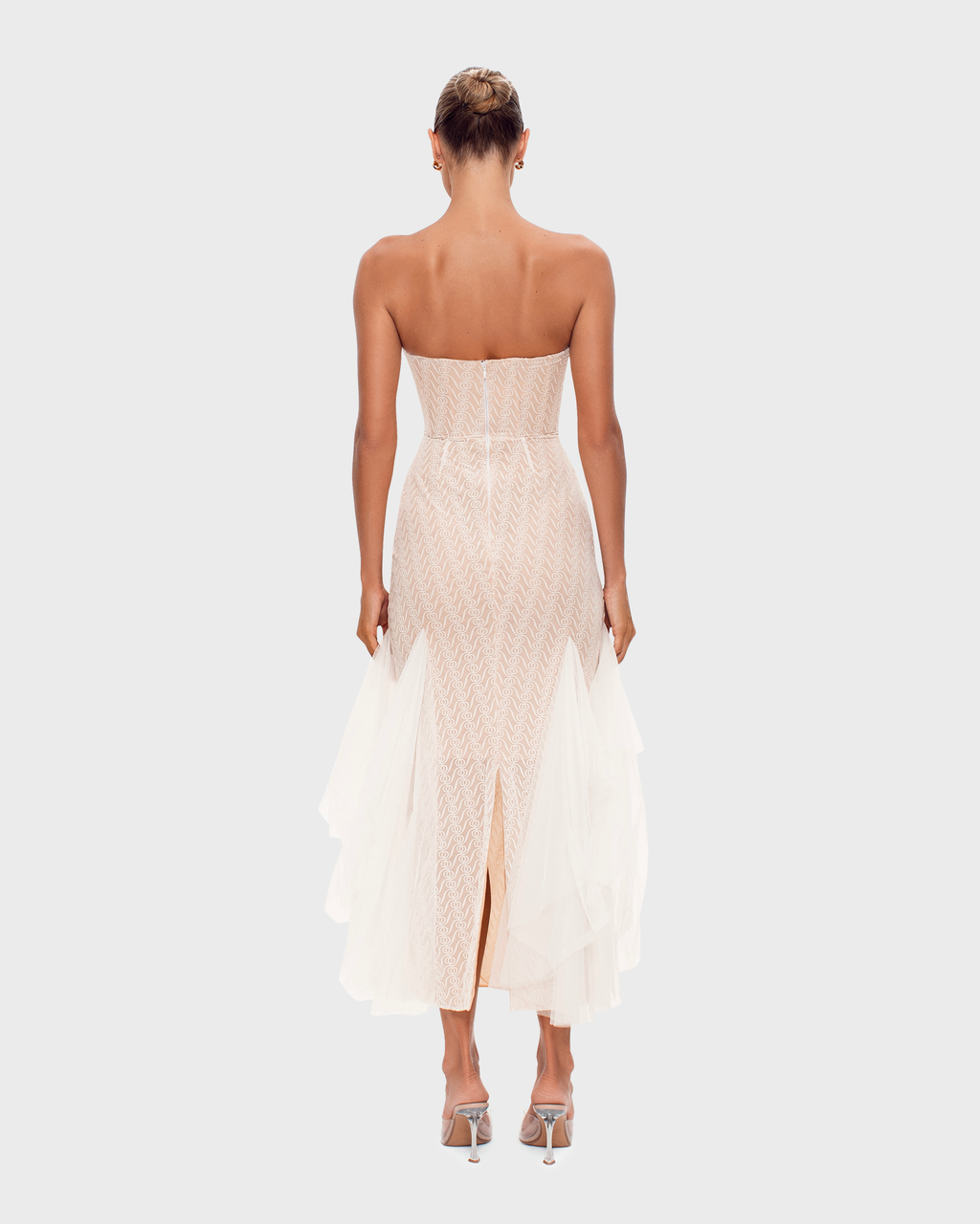 Alizee Strapless Dress White