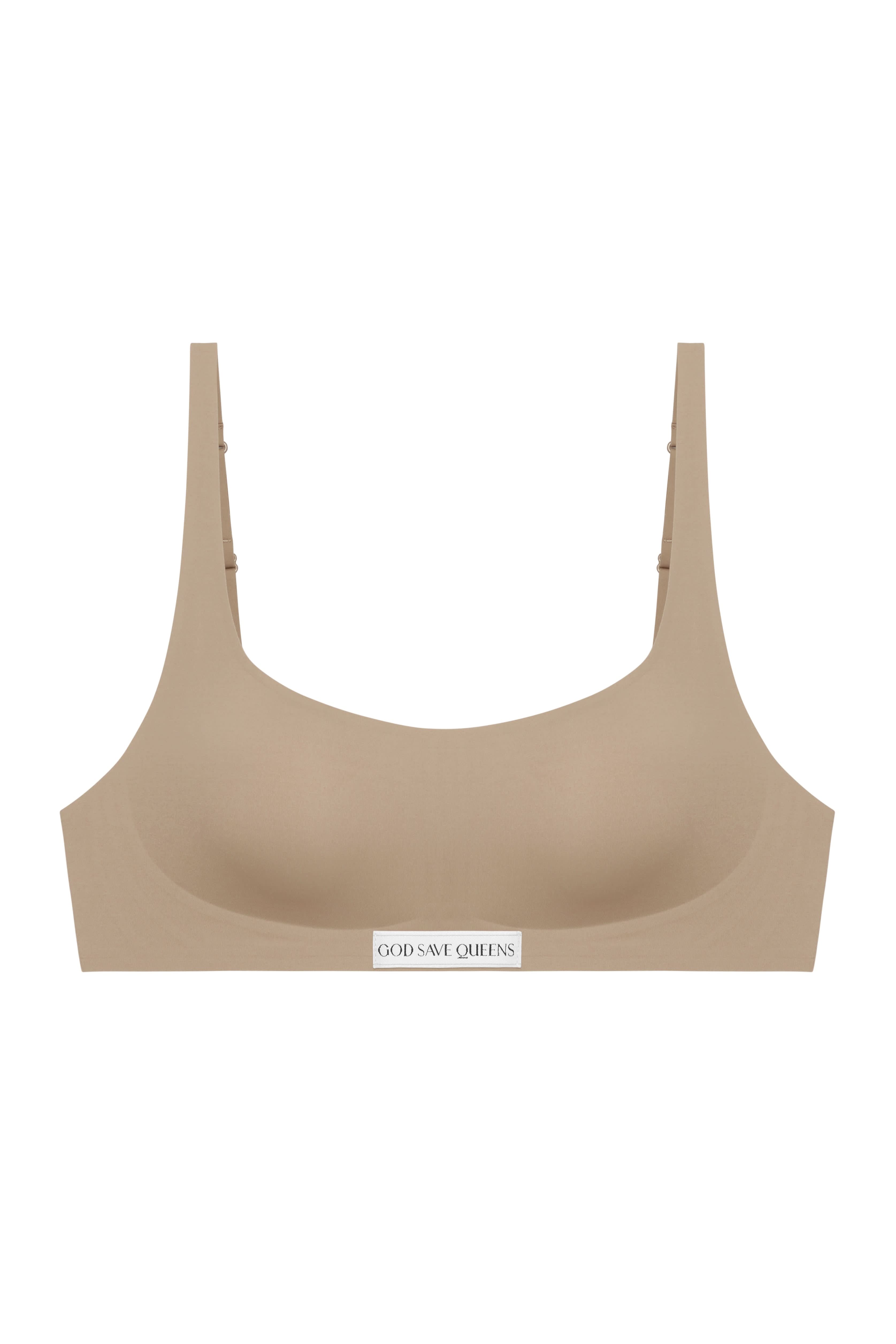 Second Skin Bralette Scoop-Neck Mocha