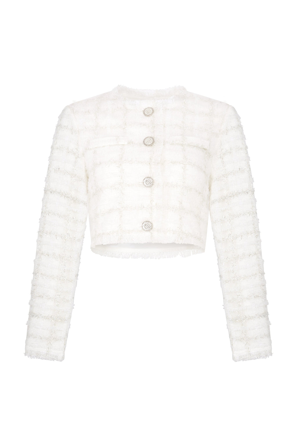 Executive Tweed Jacket White