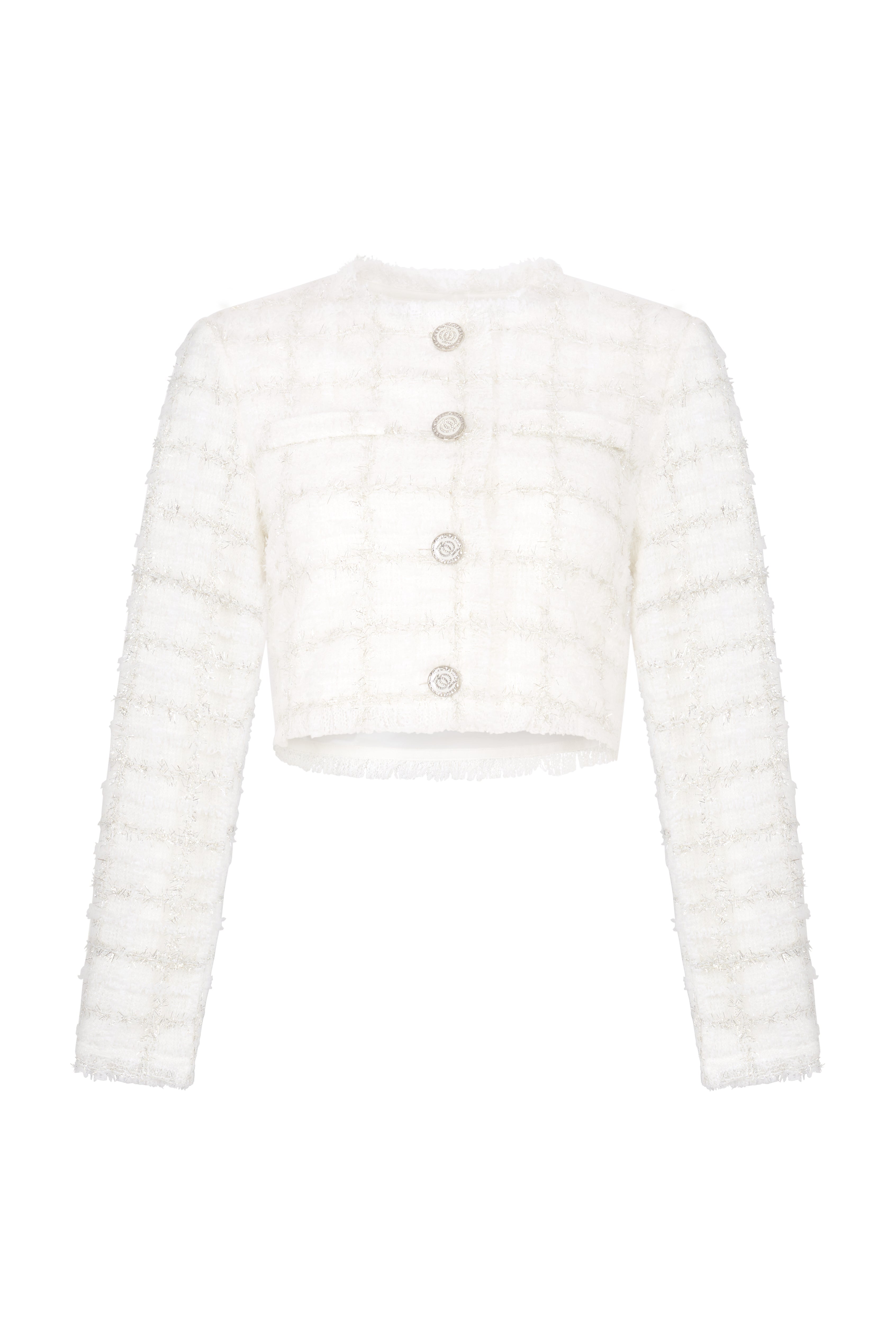 Executive Tweed Jacket White