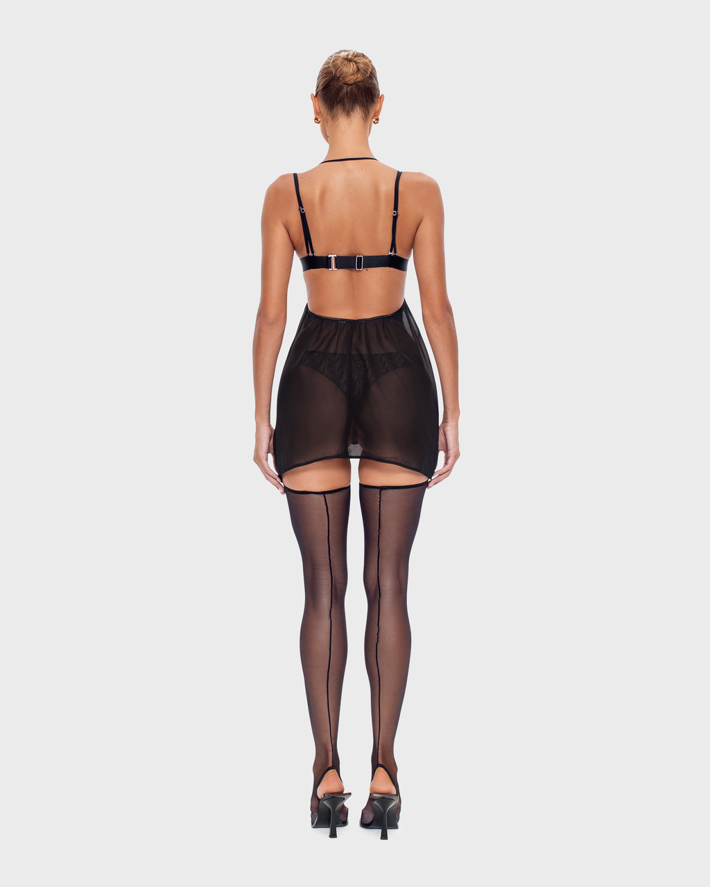 Stardust Mini Dress Black