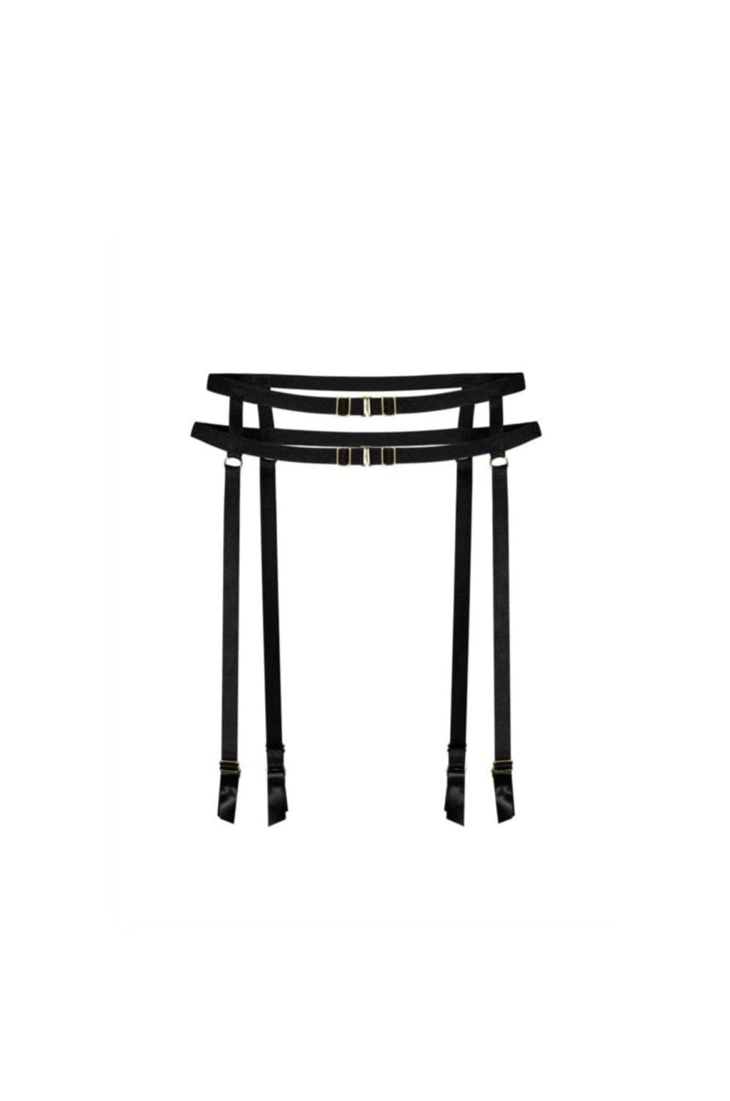 Forget Me Not Suspender Black