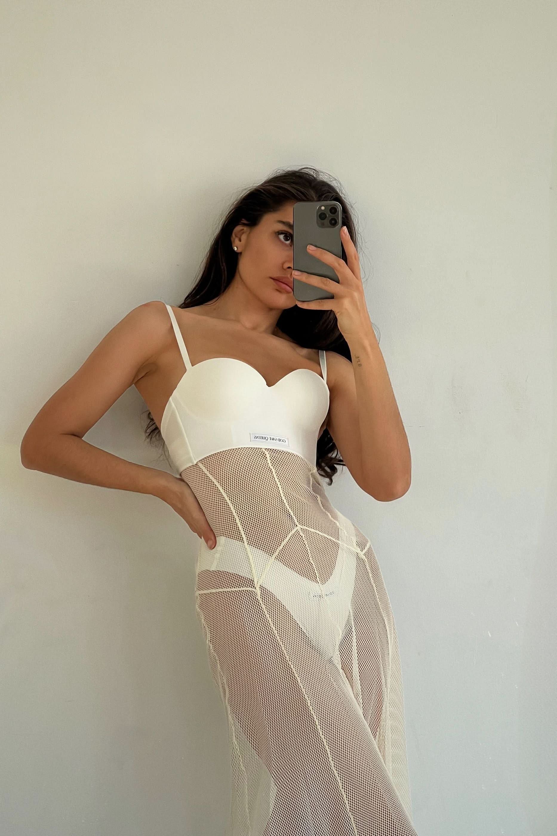 Second Skin Bustier White