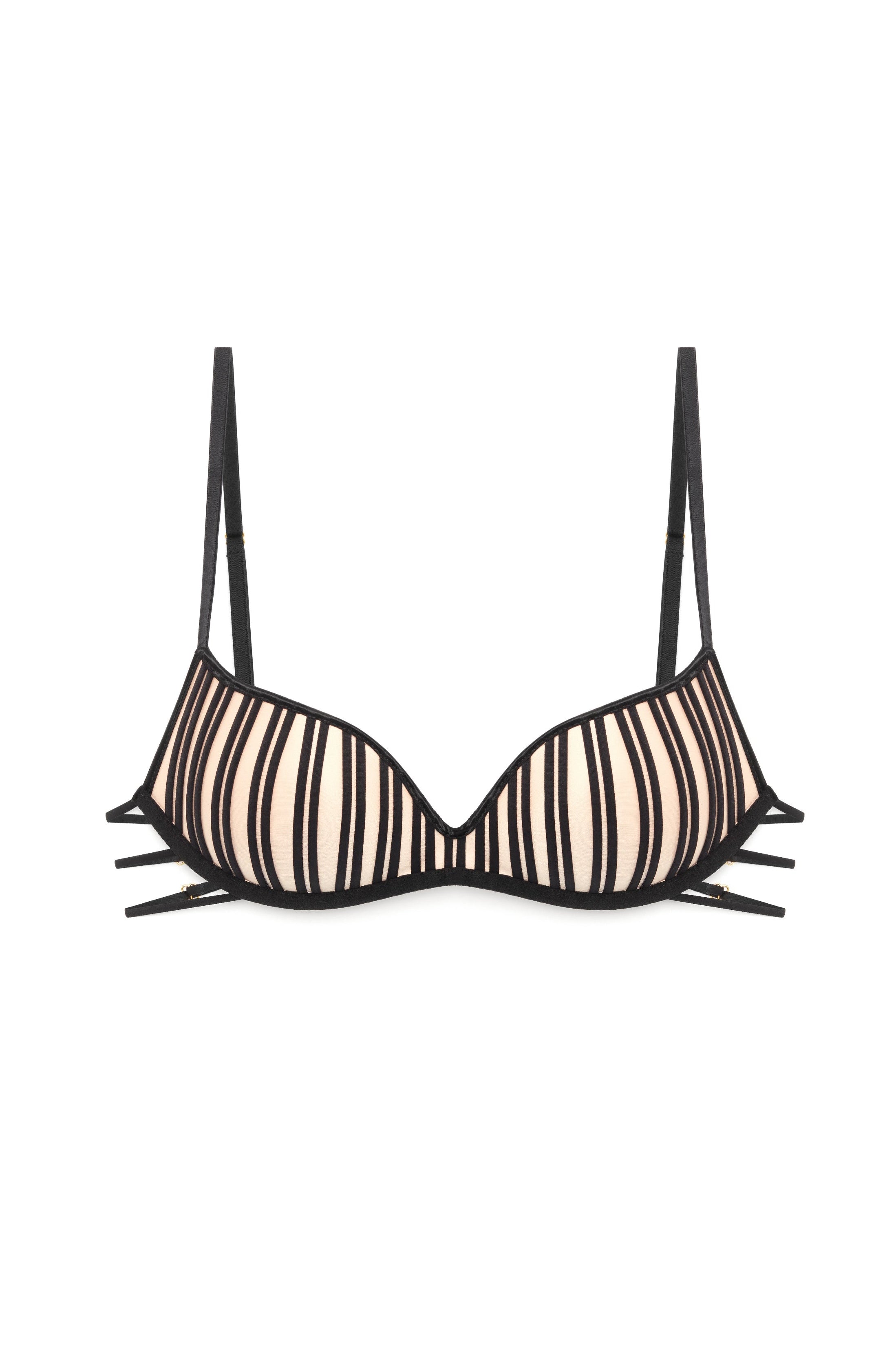 Giselle Pretty Wild Push Up Bra Black