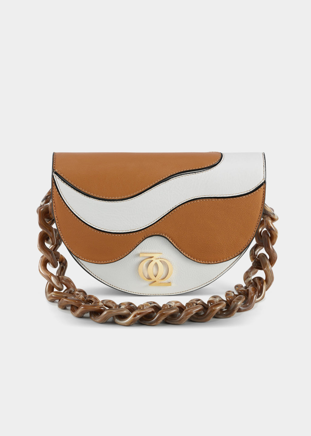 Bonny Bag White & Cognac